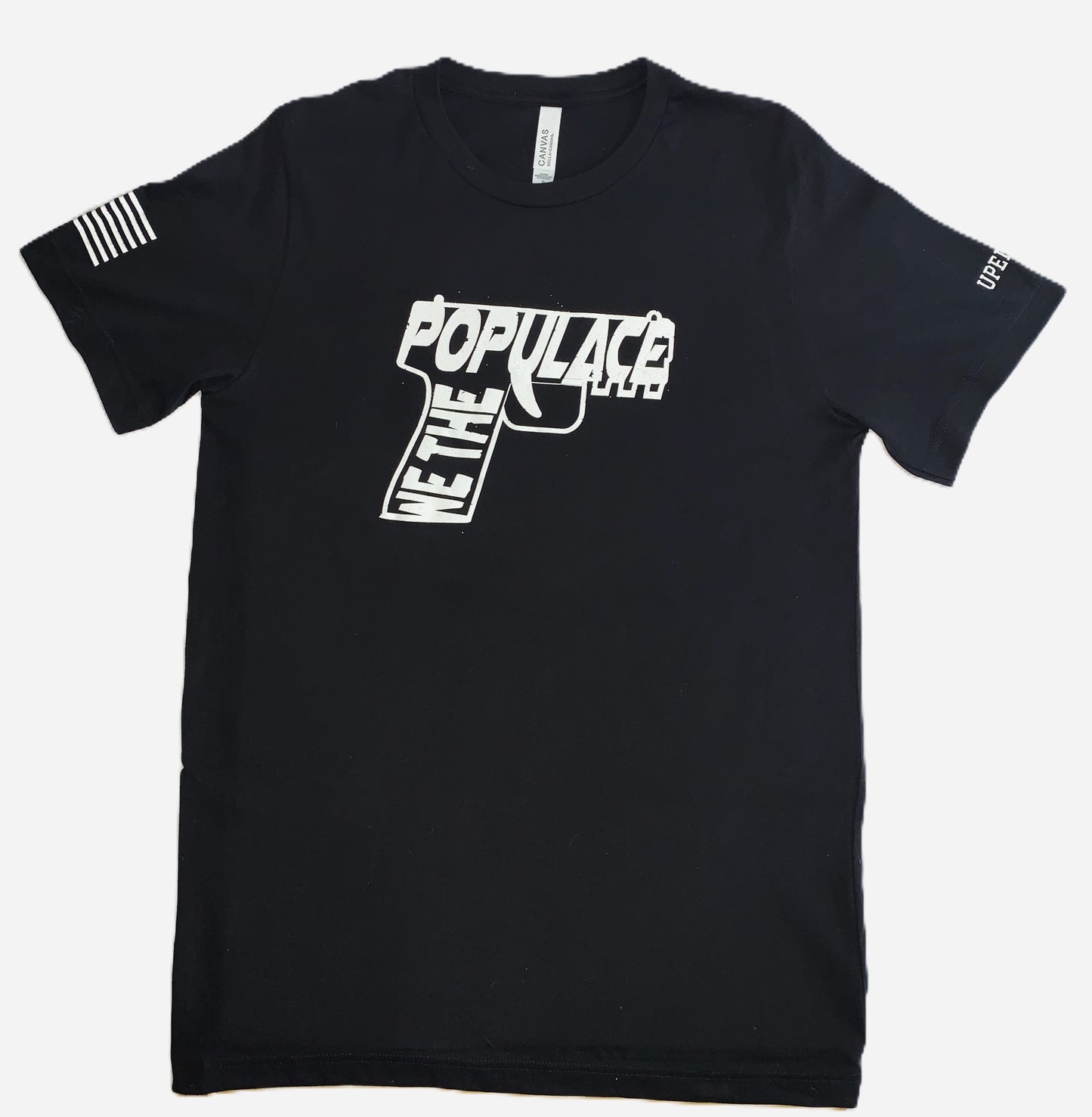Upended T-Shirt Unisex Short Sleeve We The Populace (Bold)