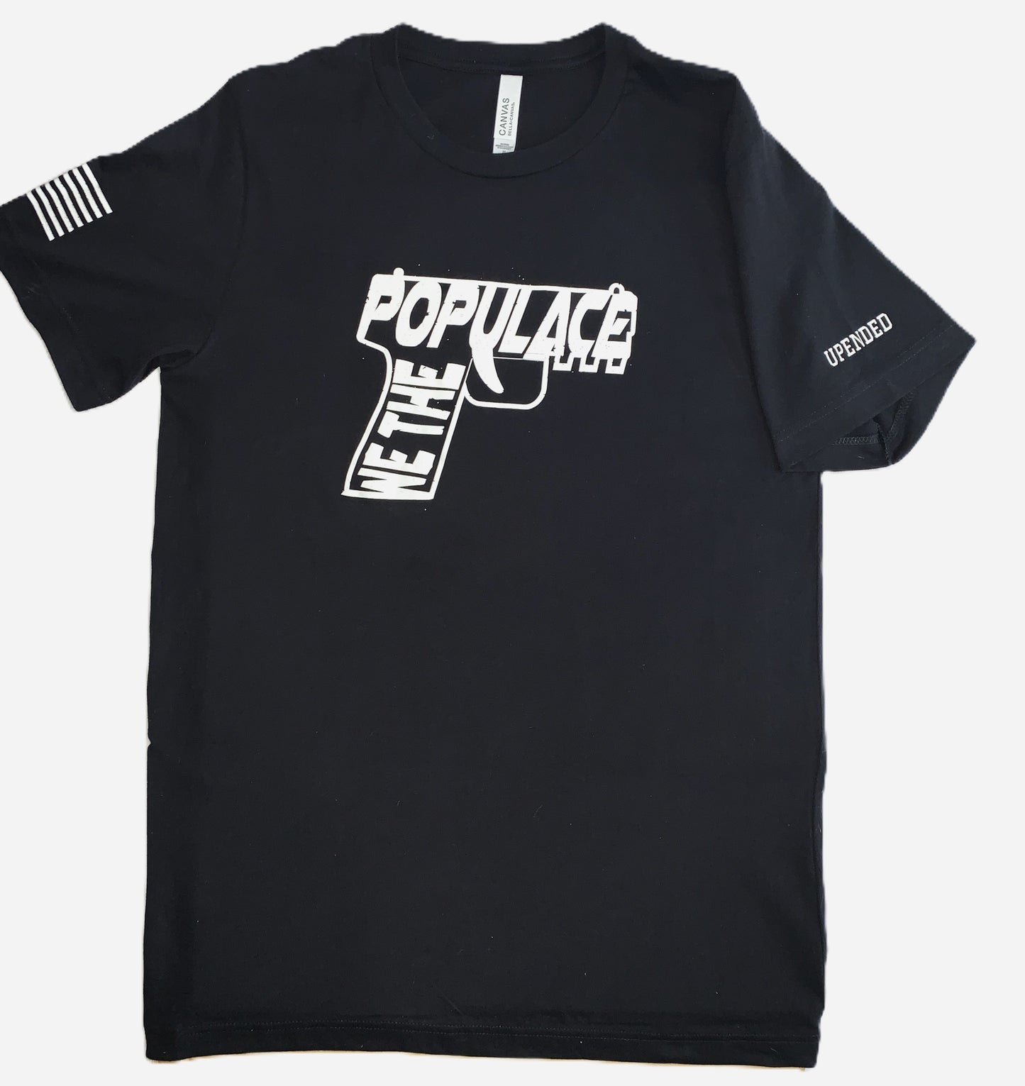 Upended T-Shirt Unisex Short Sleeve We The Populace (Bold)