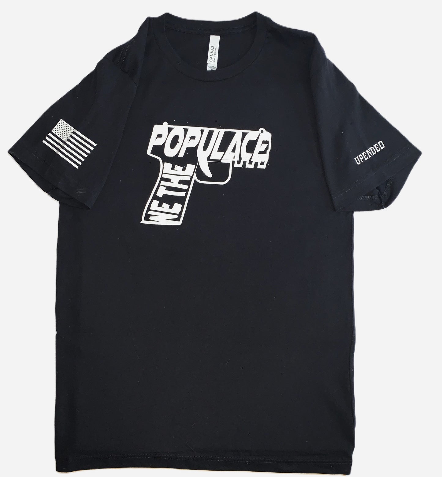 Upended T-Shirt Unisex Short Sleeve We The Populace (Bold)