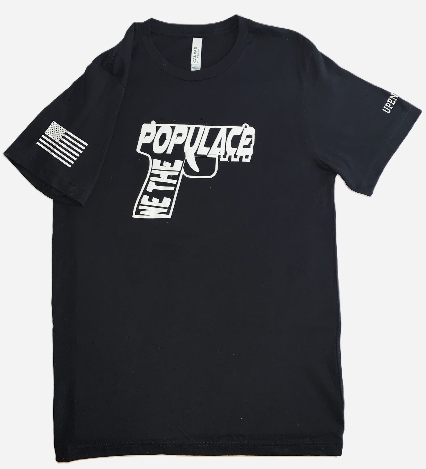 Upended T-Shirt Unisex Short Sleeve We The Populace (Bold)