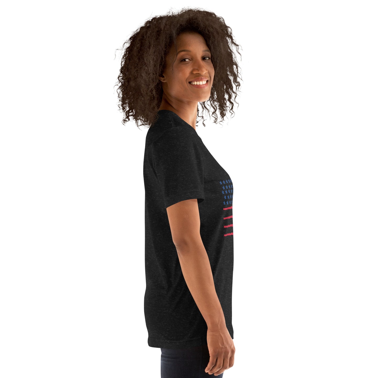 Upended Unisex t-shirt flag