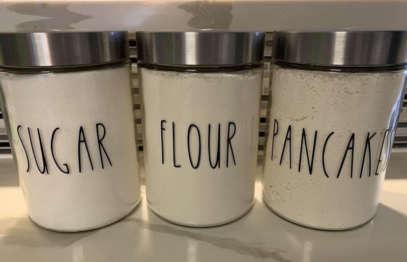 Glass Jar with Stainless Steel Lids