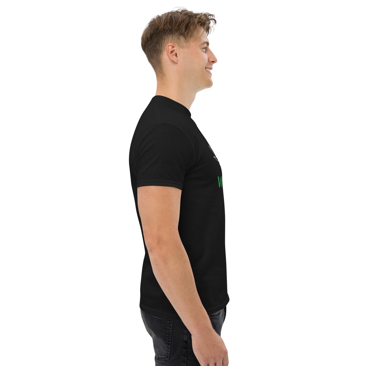 UPENDED MEN'S CLASSIC T-SHIRT WEED HEAD