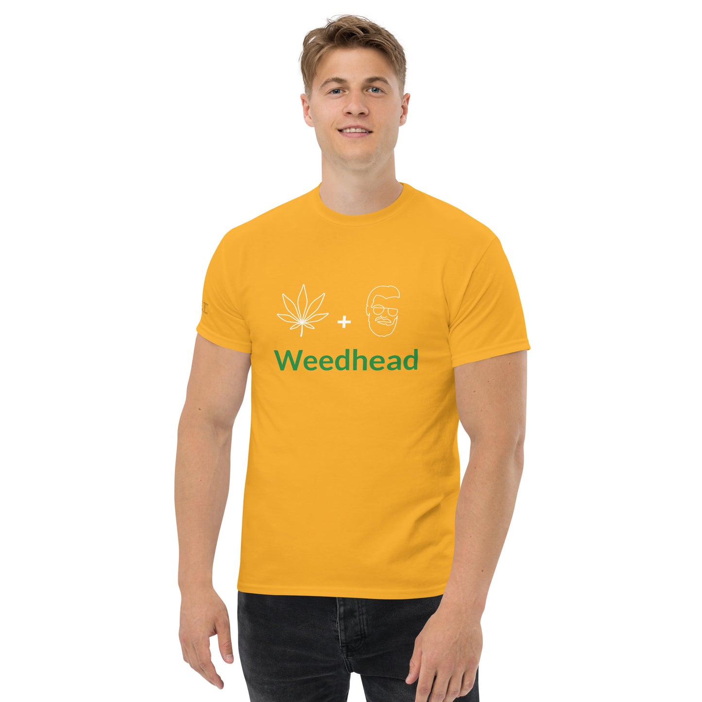 UPENDED MEN'S CLASSIC T-SHIRT WEED HEAD