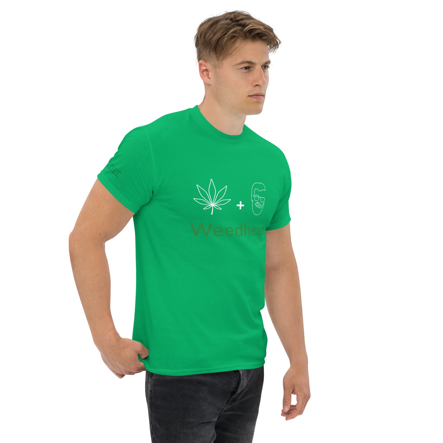 UPENDED MEN'S CLASSIC T-SHIRT WEED HEAD