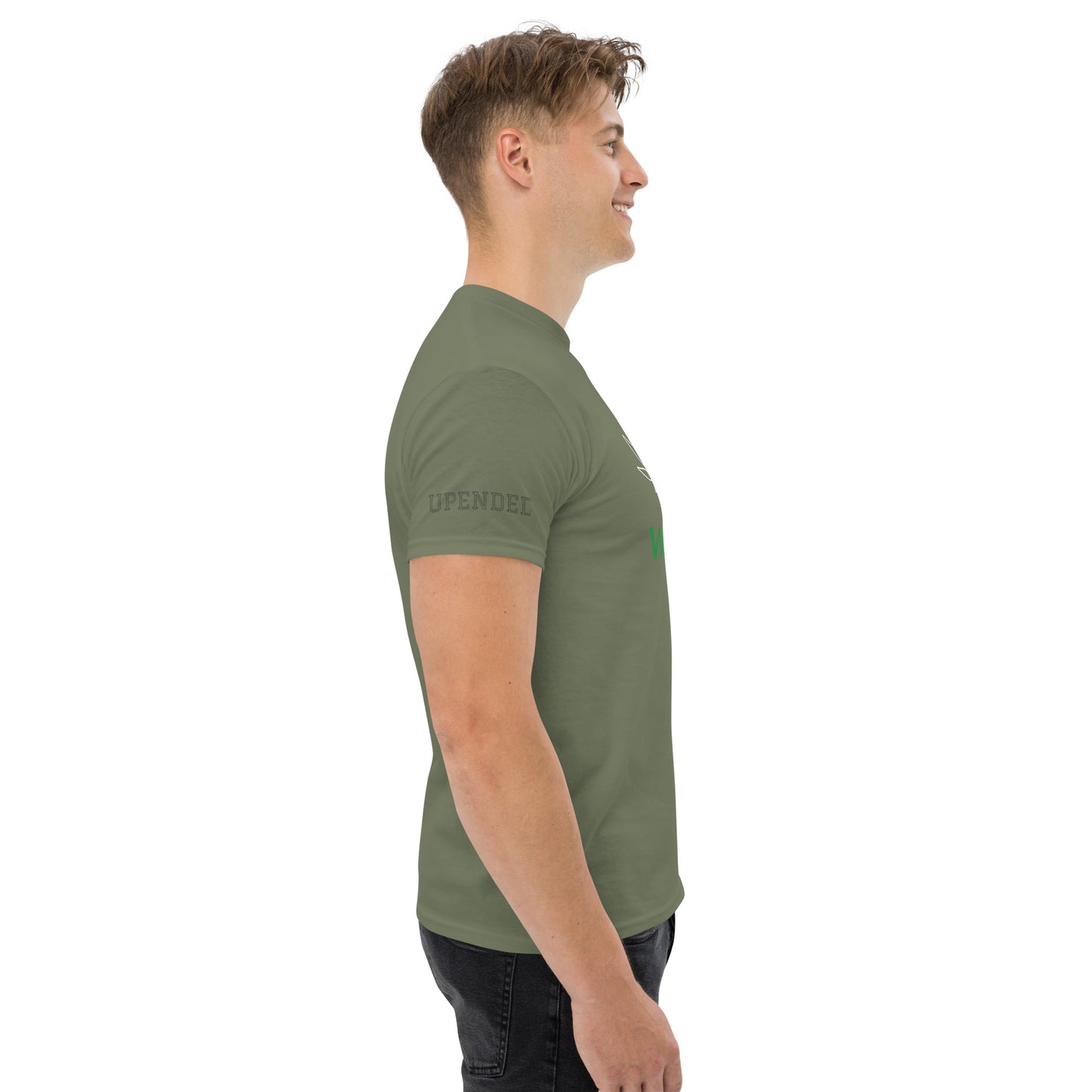 UPENDED MEN'S CLASSIC T-SHIRT WEED HEAD