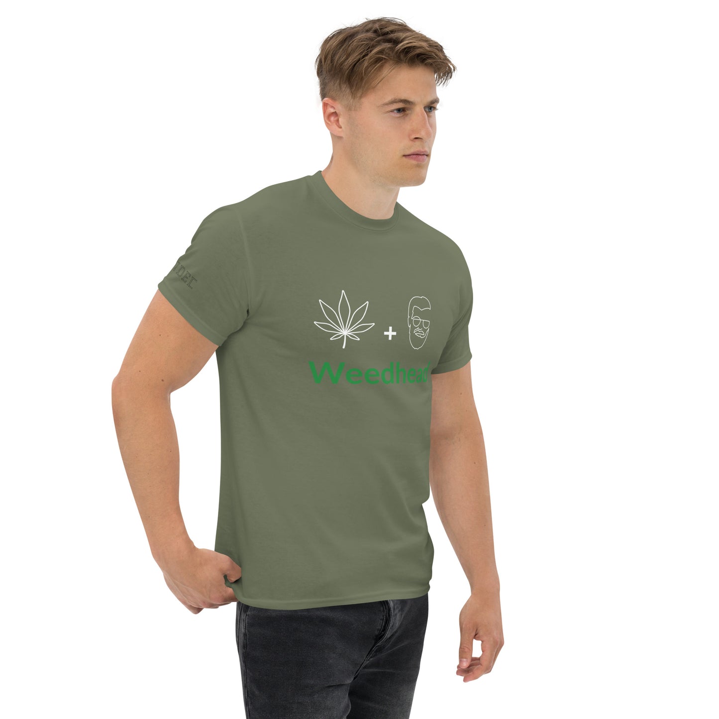 UPENDED MEN'S CLASSIC T-SHIRT WEED HEAD