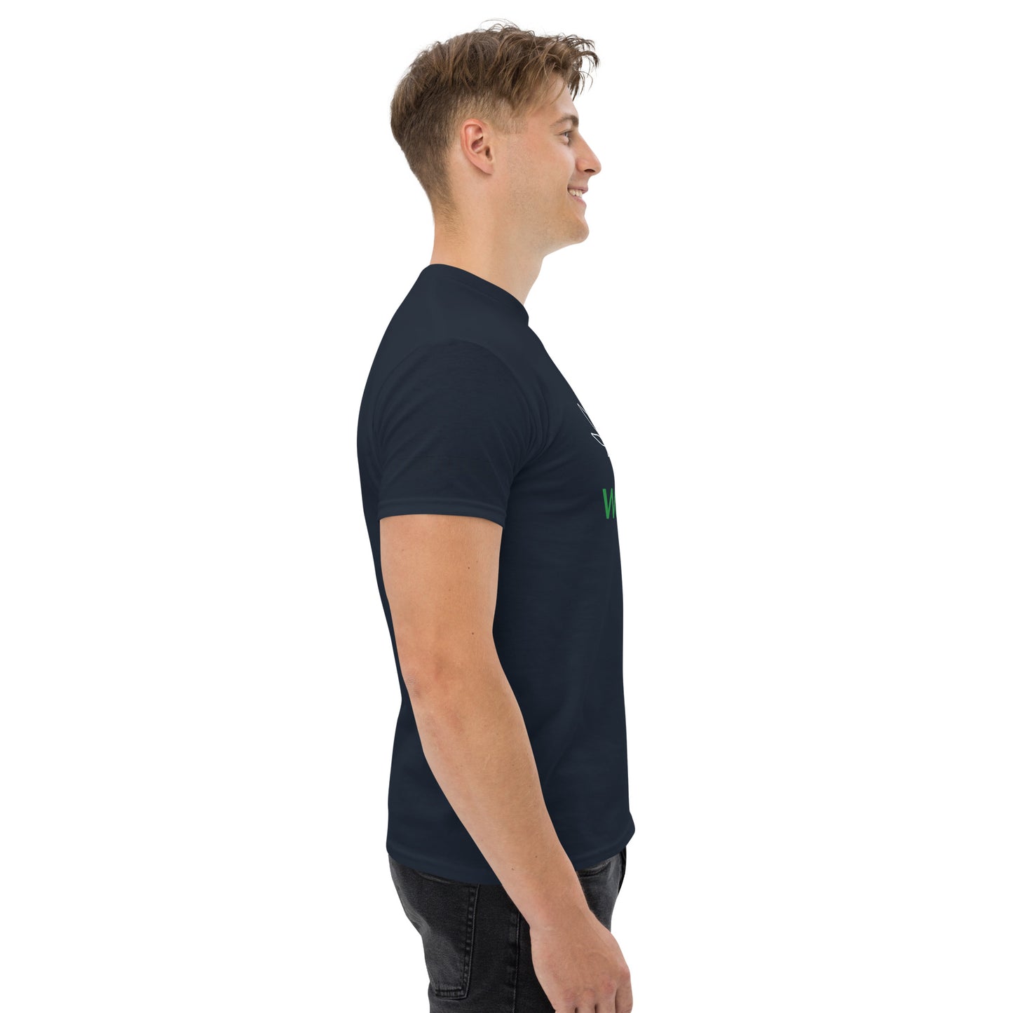 UPENDED MEN'S CLASSIC T-SHIRT WEED HEAD