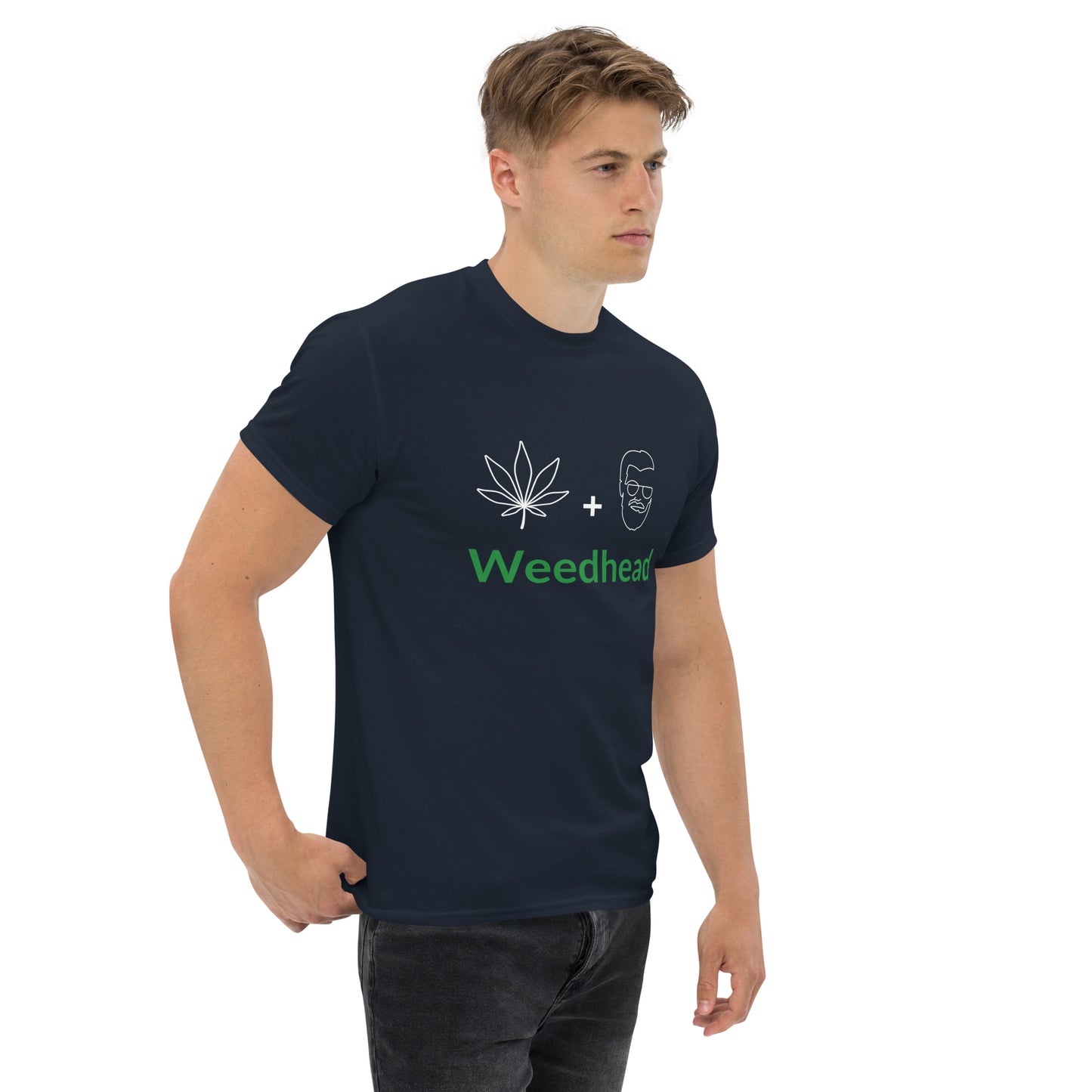 UPENDED MEN'S CLASSIC T-SHIRT WEED HEAD