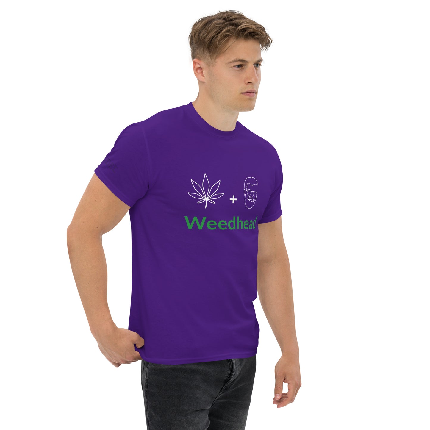 UPENDED MEN'S CLASSIC T-SHIRT WEED HEAD