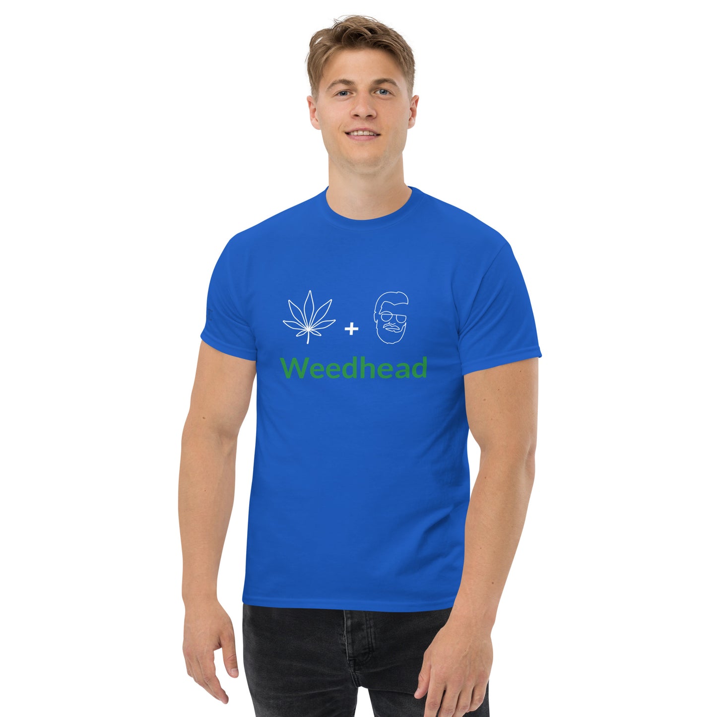UPENDED MEN'S CLASSIC T-SHIRT WEED HEAD