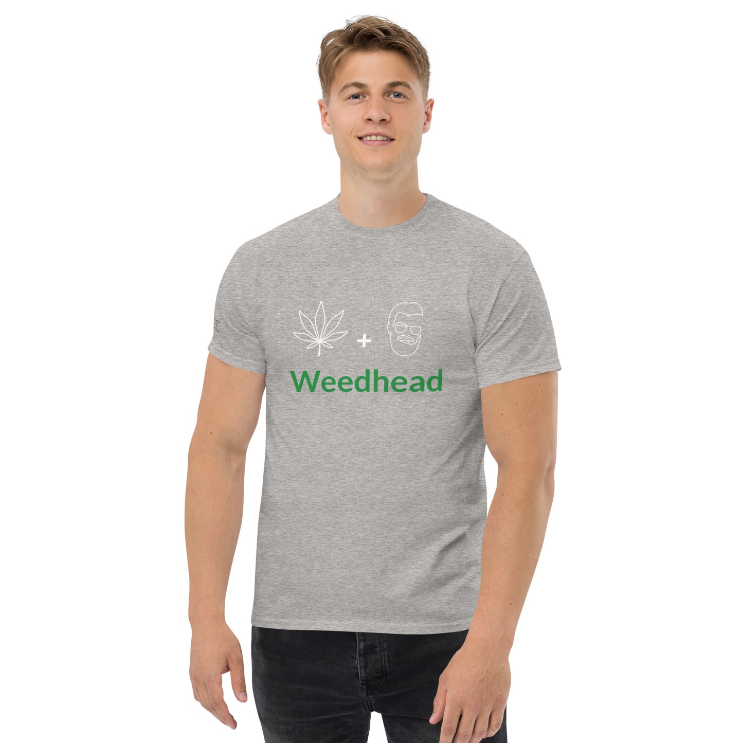 UPENDED MEN'S CLASSIC T-SHIRT WEED HEAD