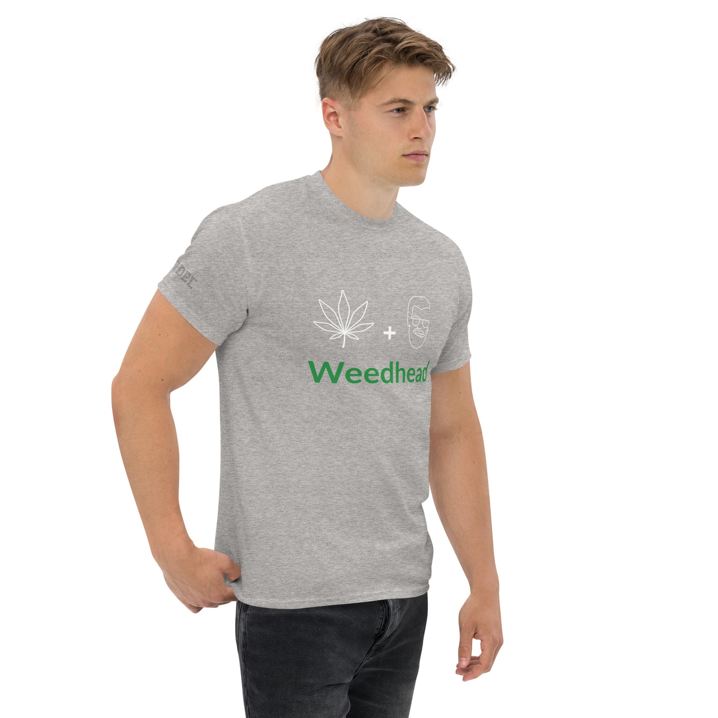 UPENDED MEN'S CLASSIC T-SHIRT WEED HEAD