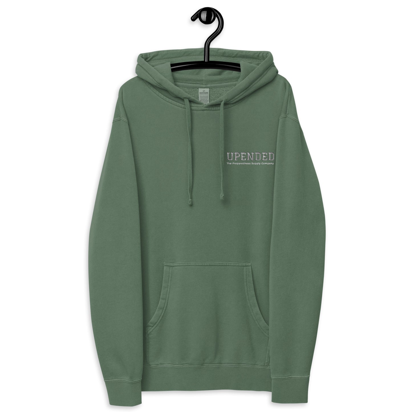 UPENDED UNISEX PIGMENT-DYED HOODIE