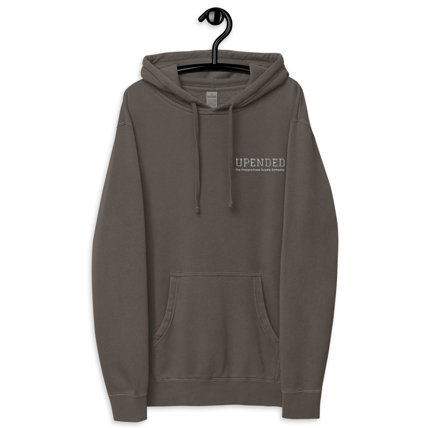 UPENDED UNISEX PIGMENT-DYED HOODIE