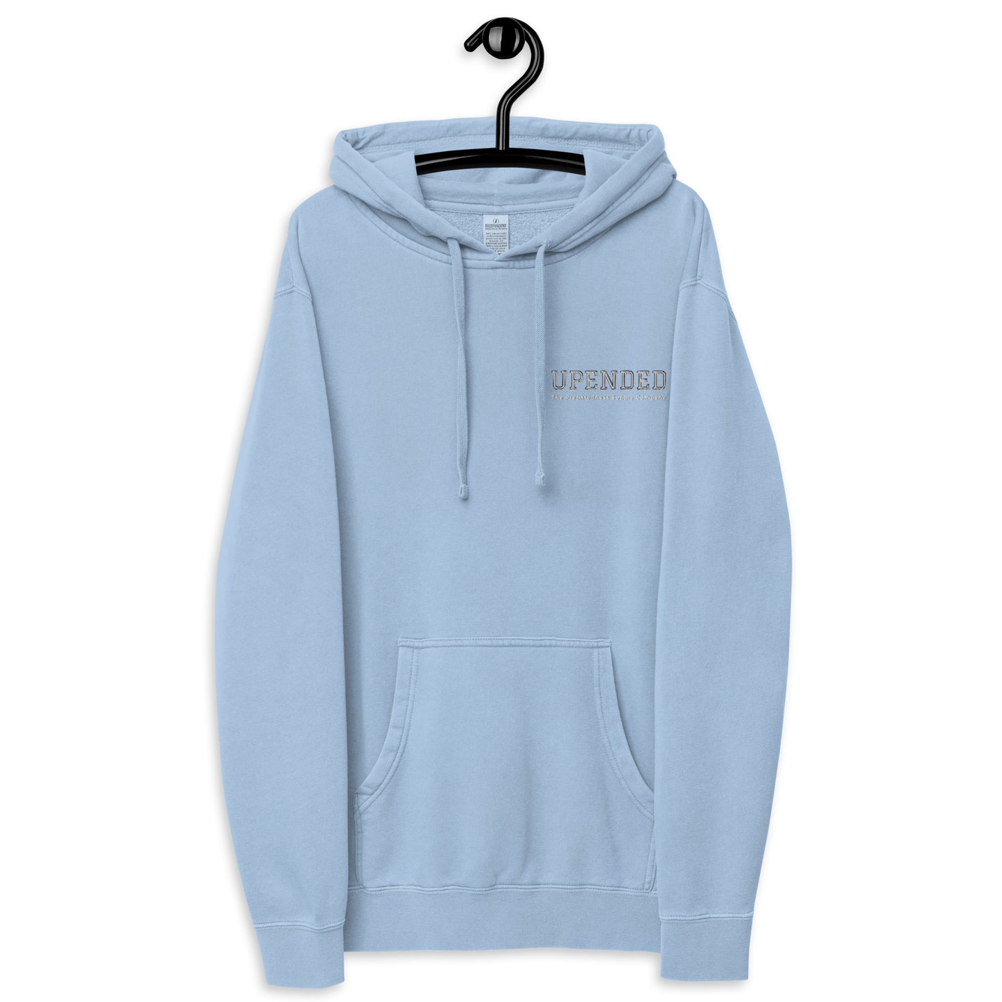 UPENDED UNISEX PIGMENT-DYED HOODIE