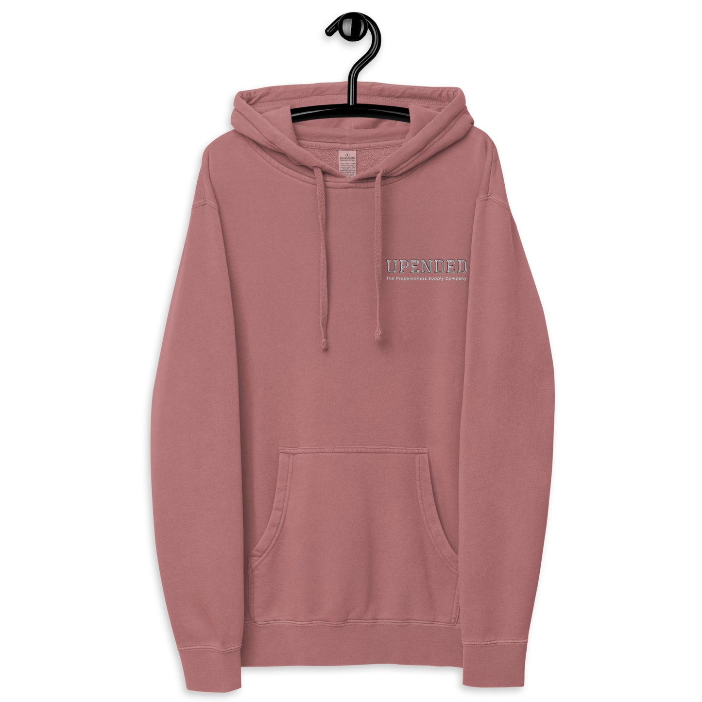 UPENDED UNISEX PIGMENT-DYED HOODIE