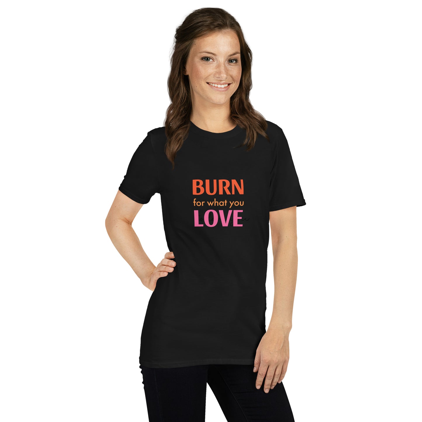 Upended Short-Sleeve Unisex T-Shirt burn