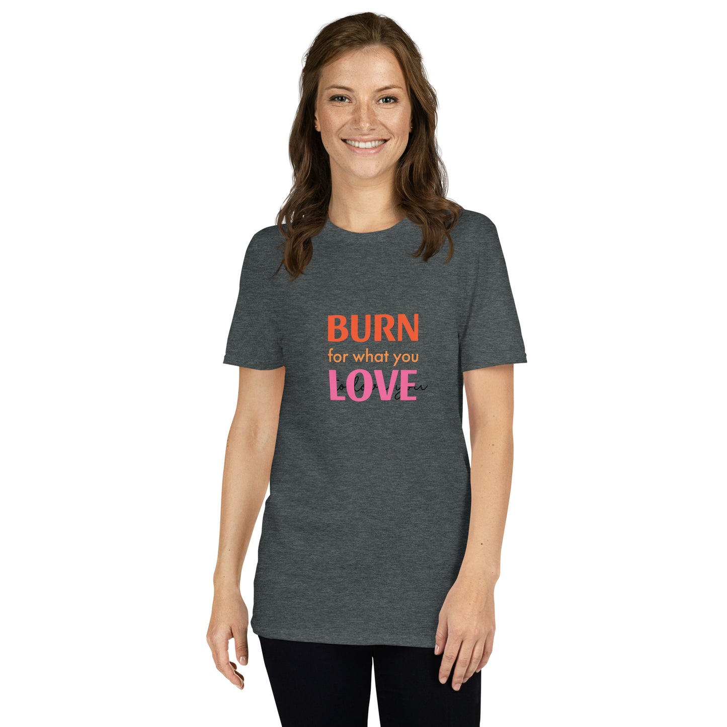 Upended Short-Sleeve Unisex T-Shirt burn