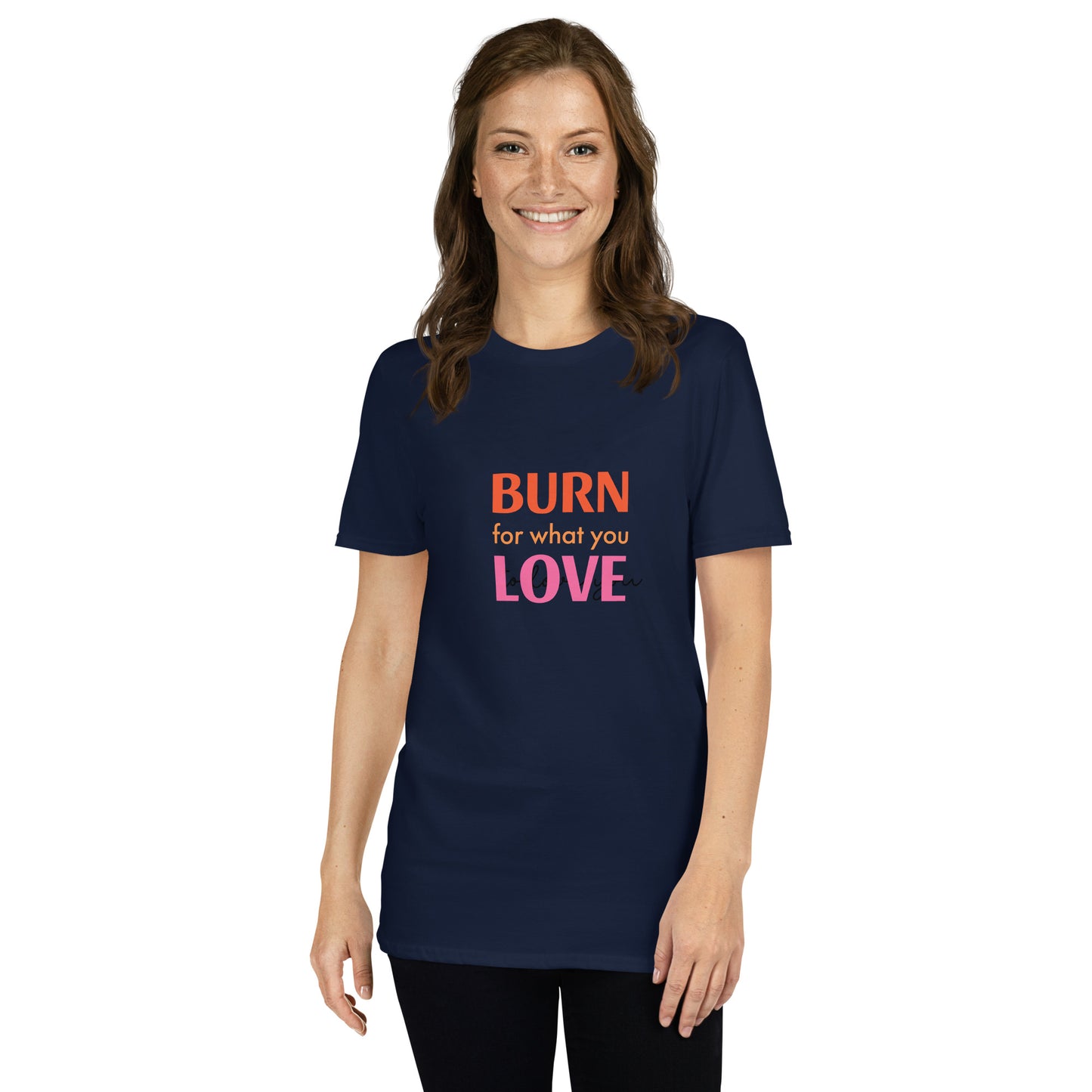 Upended Short-Sleeve Unisex T-Shirt burn