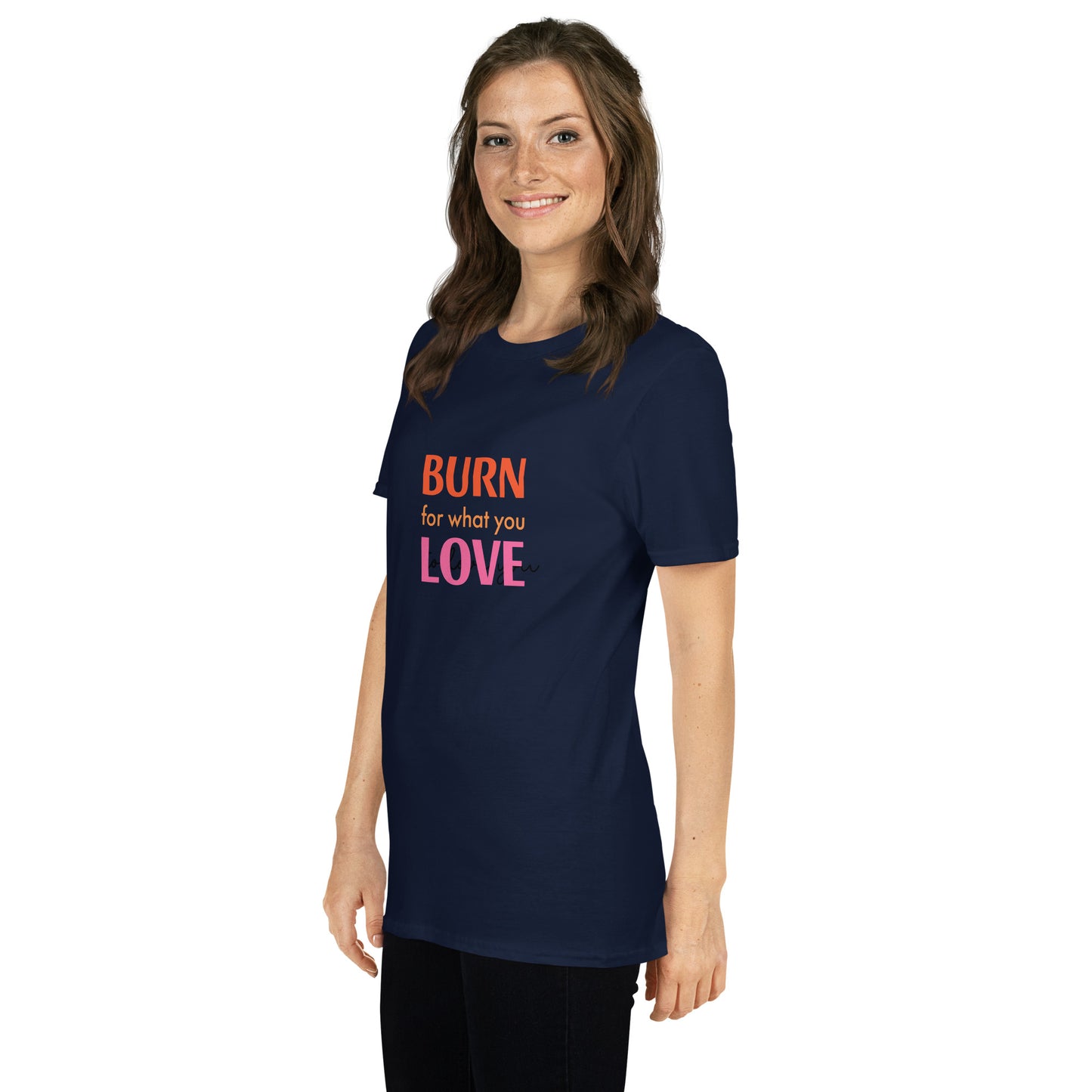 Upended Short-Sleeve Unisex T-Shirt burn