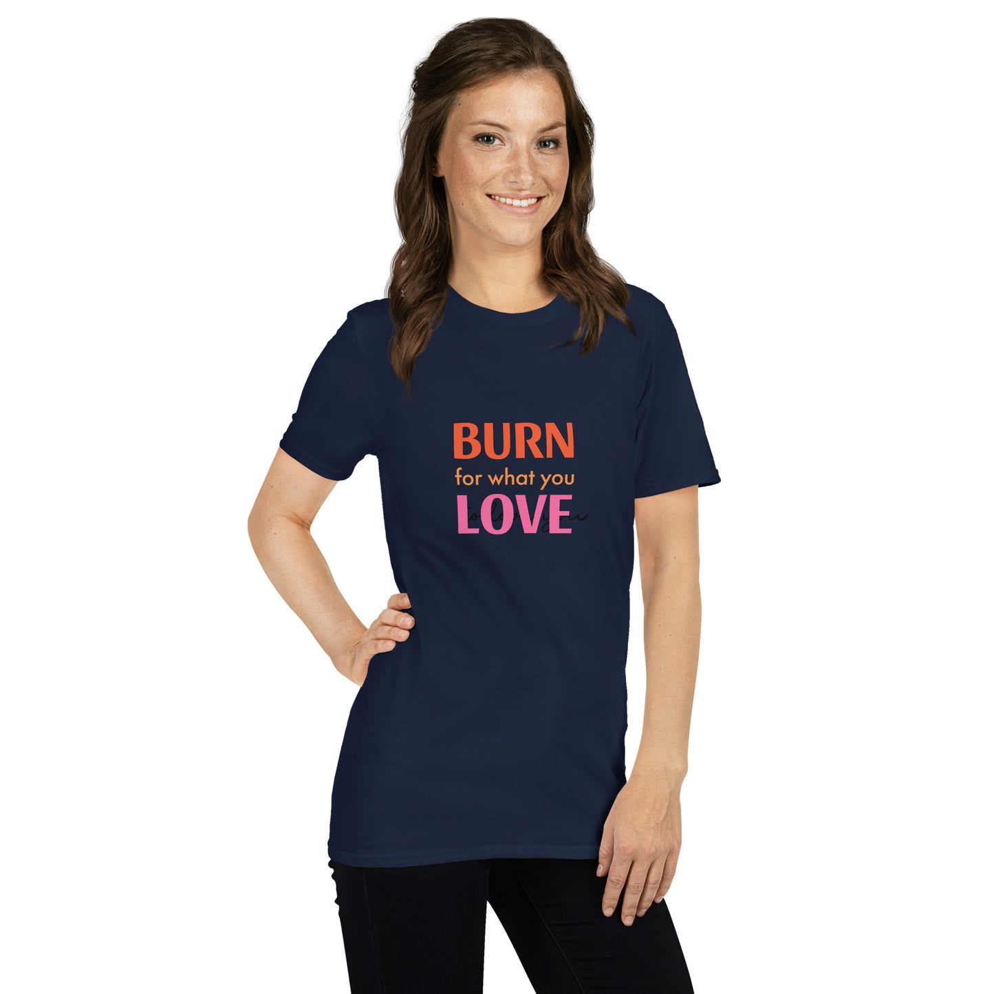 Upended Short-Sleeve Unisex T-Shirt burn
