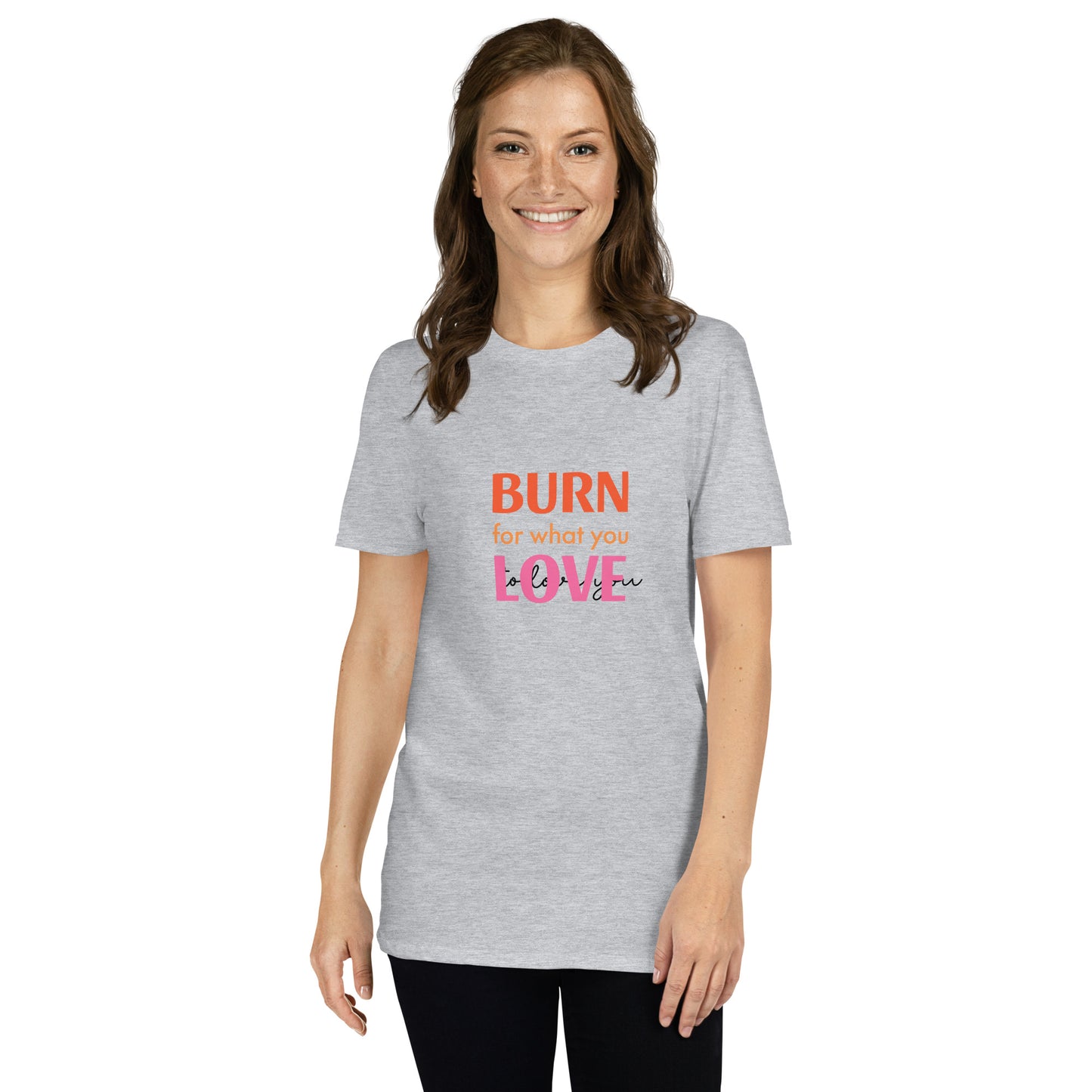 Upended Short-Sleeve Unisex T-Shirt burn