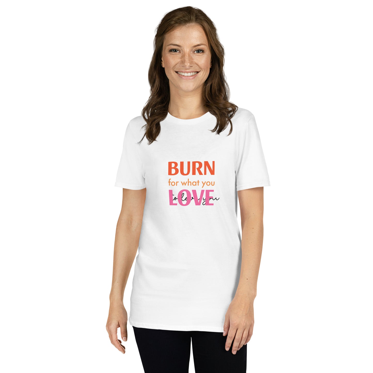 Upended Short-Sleeve Unisex T-Shirt burn