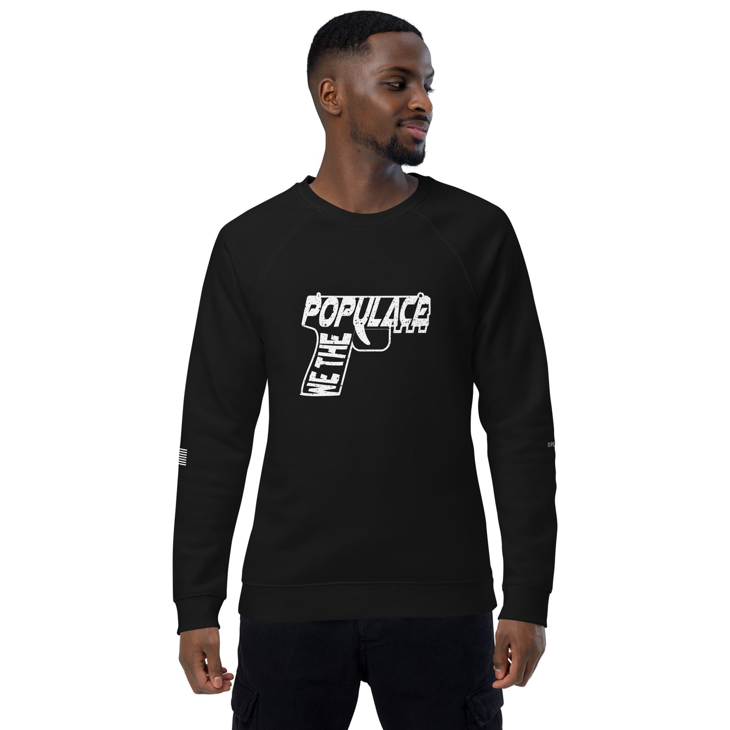 Upended Unisex organic raglan sweatshirt Populace