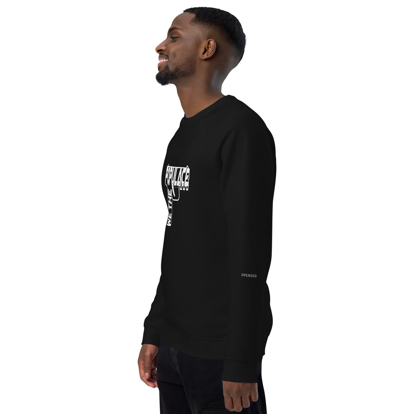 Upended Unisex organic raglan sweatshirt Populace