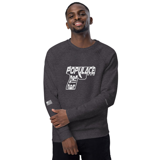 Upended Unisex organic raglan sweatshirt Populace