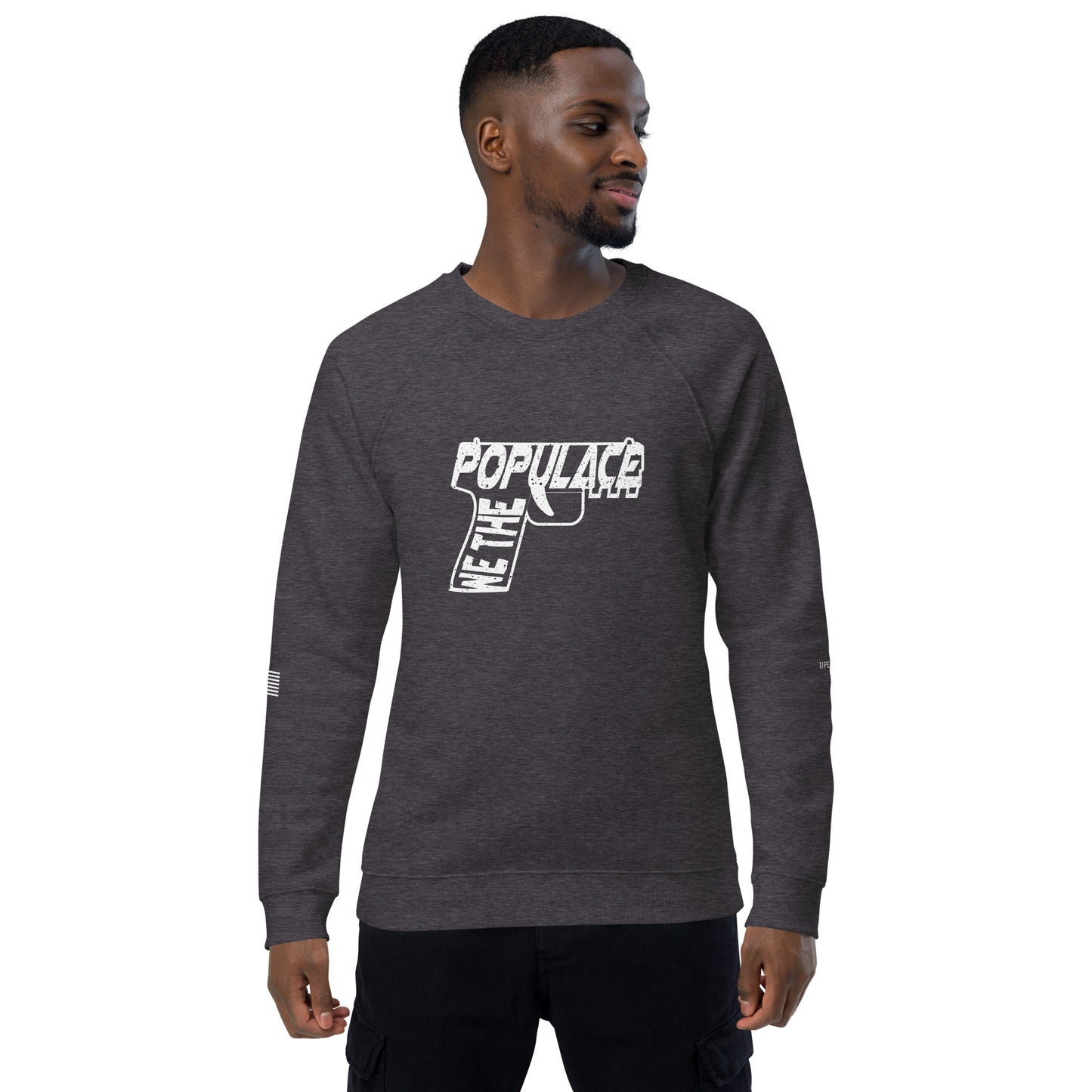 Upended Unisex organic raglan sweatshirt Populace