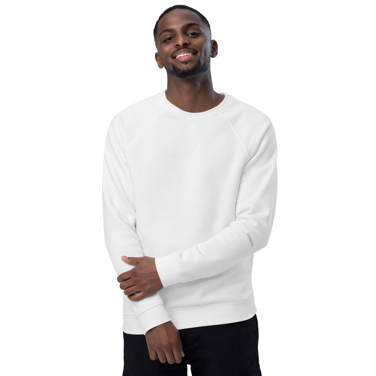 Upended Unisex organic raglan sweatshirt Populace