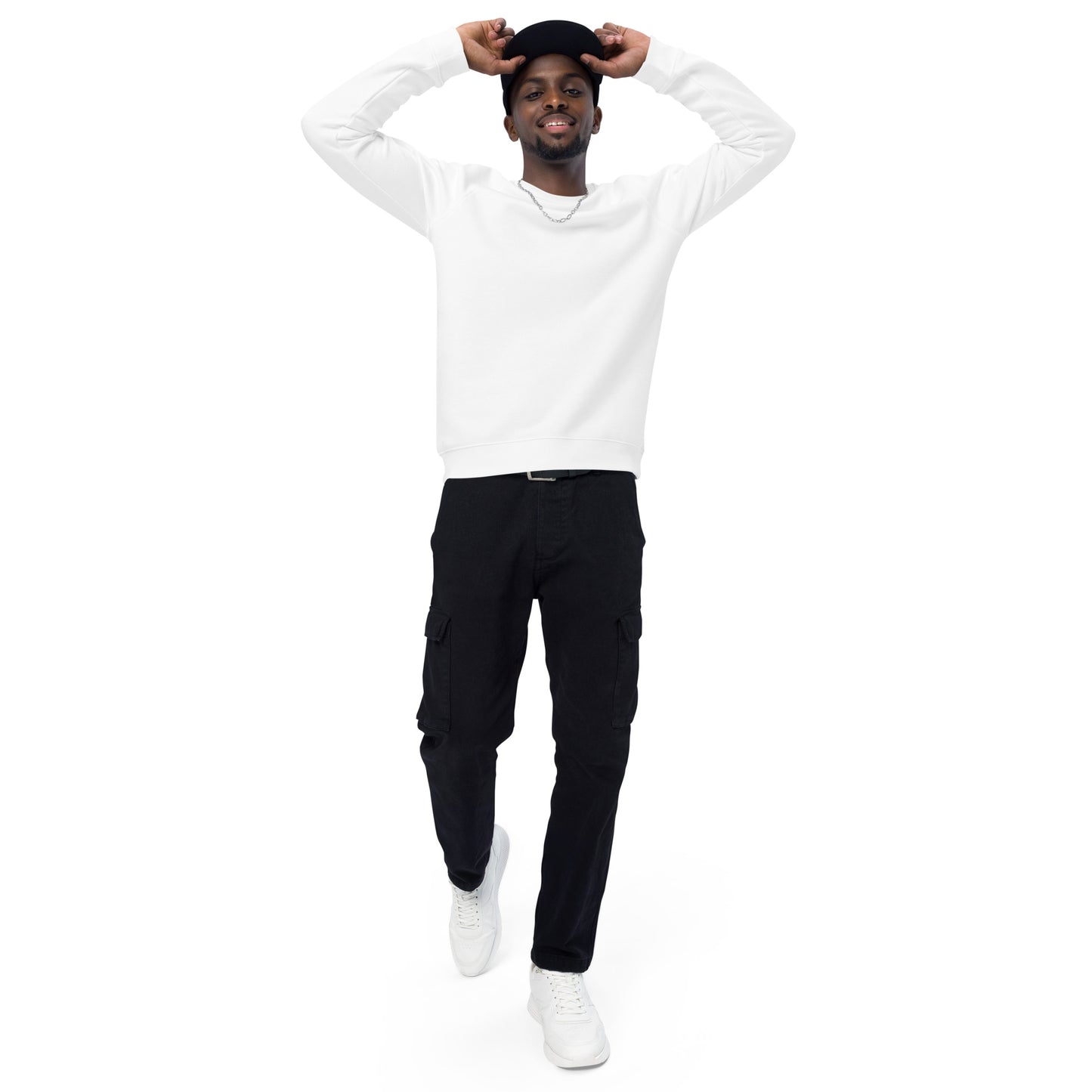 Upended Unisex organic raglan sweatshirt Populace