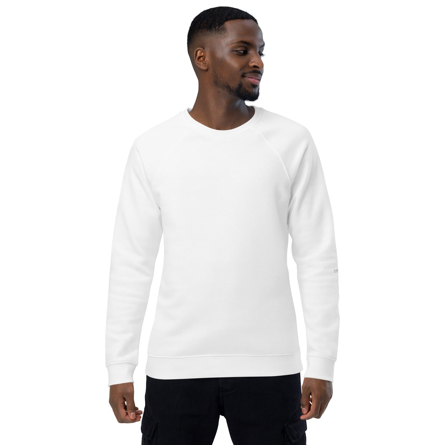 Upended Unisex organic raglan sweatshirt Populace