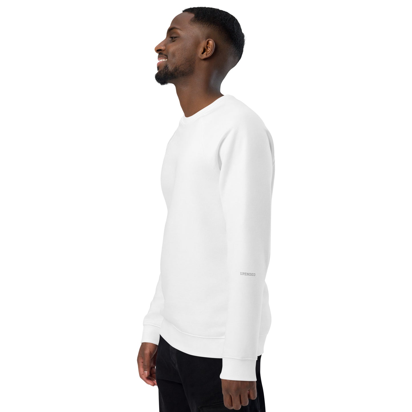 Upended Unisex organic raglan sweatshirt Populace