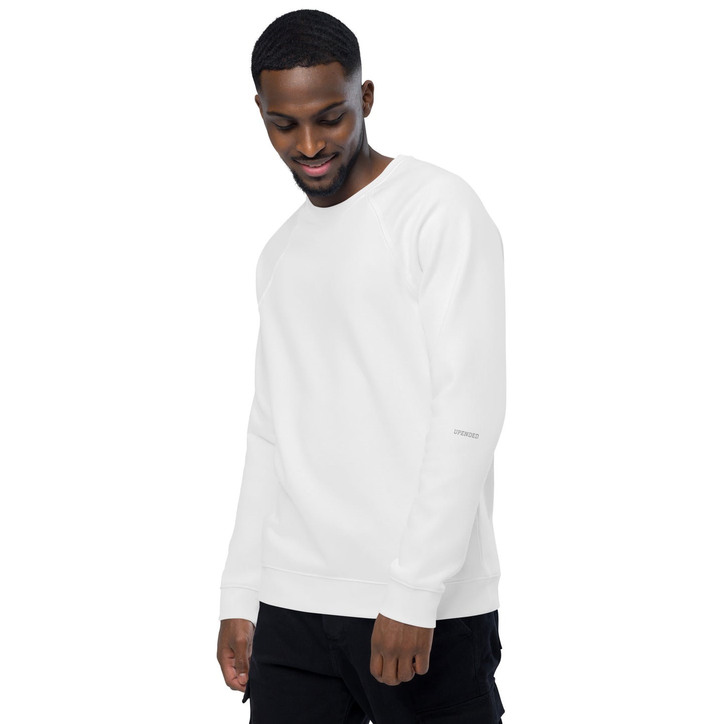 Upended Unisex organic raglan sweatshirt Populace