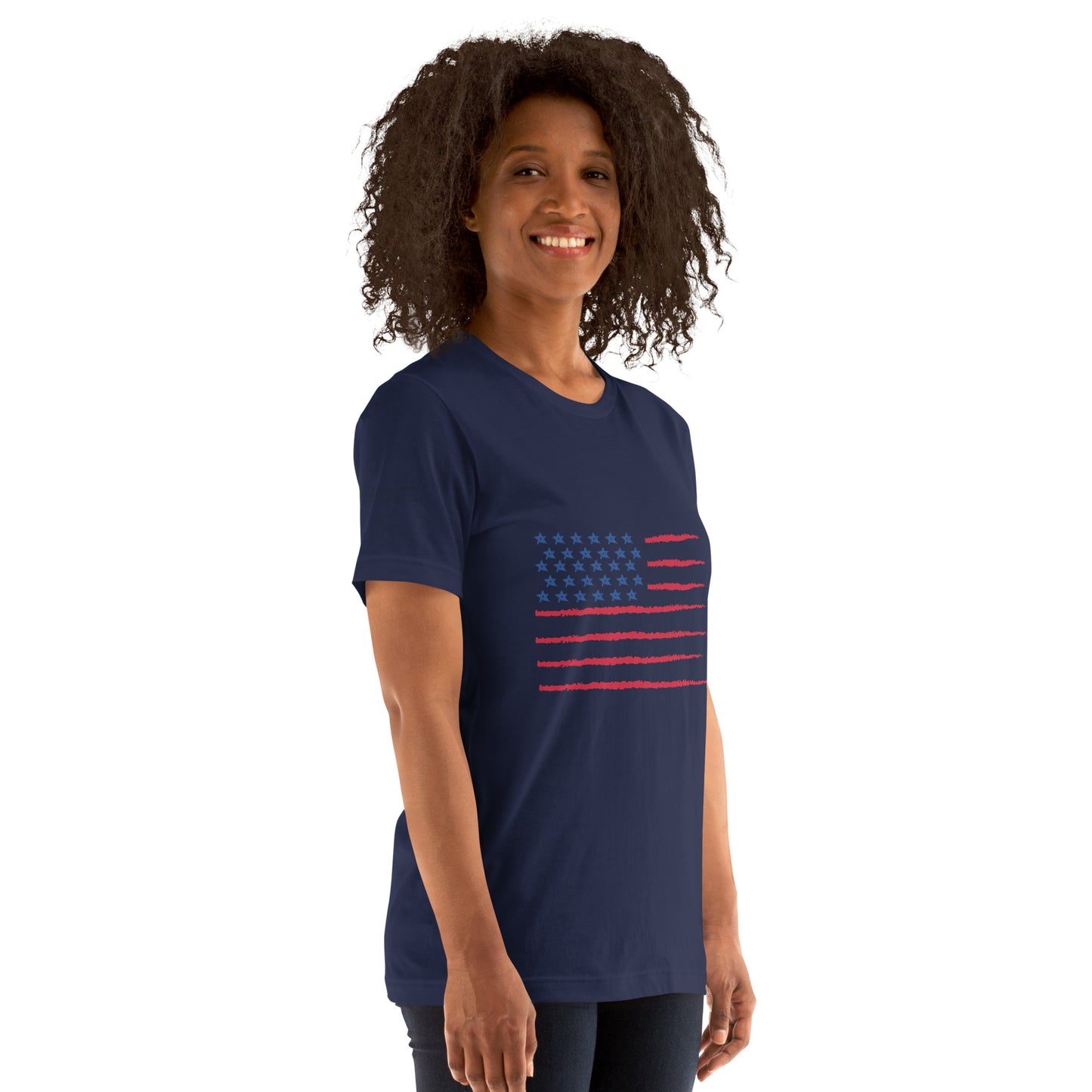 Upended Unisex t-shirt flag