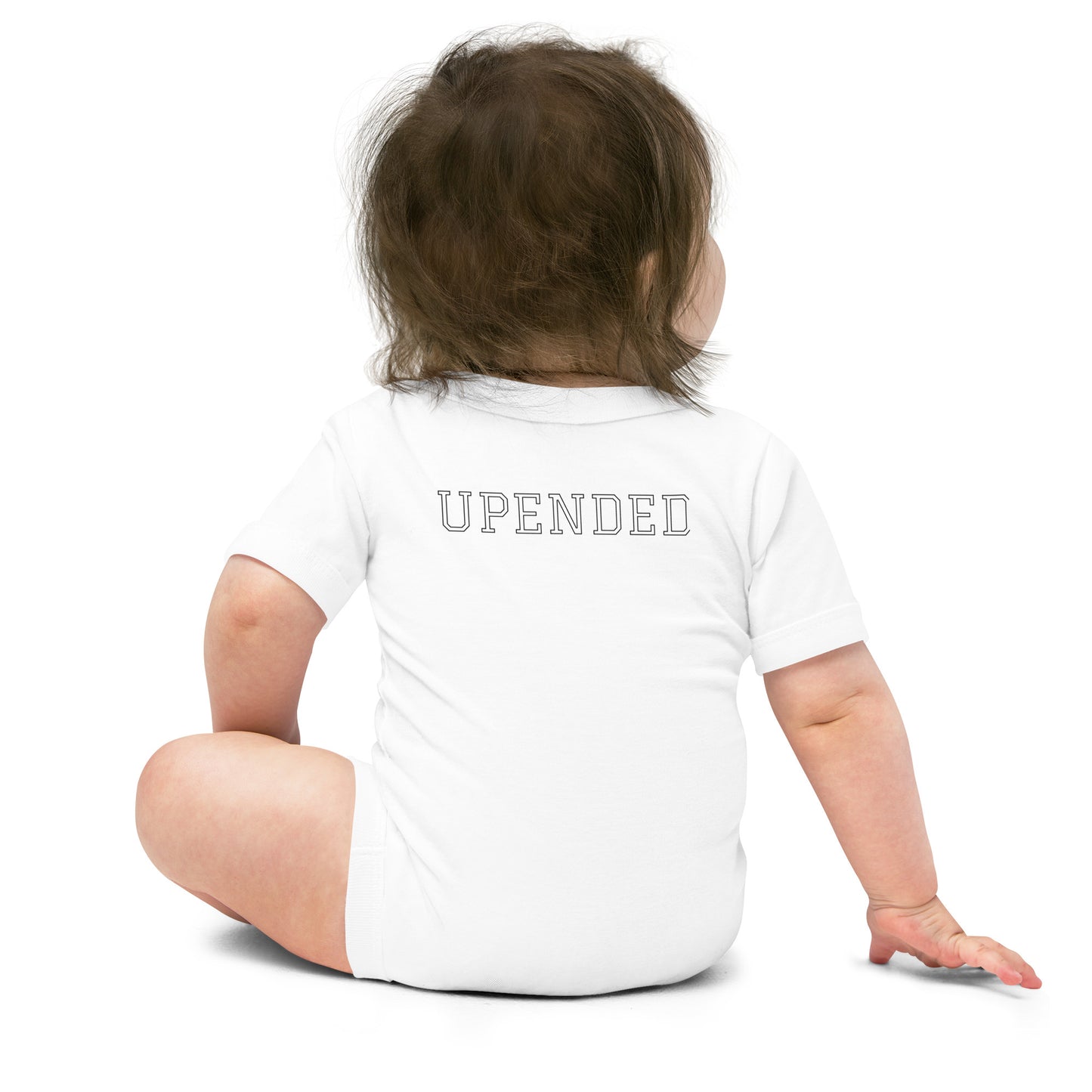 UPENDED BABY SHORT SLEEVE ONE PIECE. IT IS A GOOD TIME TO TAKE A ... NAP
