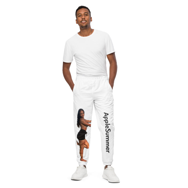 UPENDED UNISEX TRACK PANTS. APPLESUMMER ACTIVEWEAR