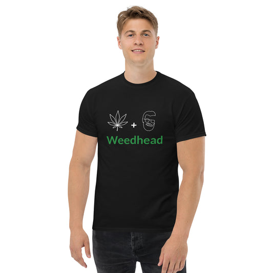 UPENDED MEN'S CLASSIC T-SHIRT WEED HEAD