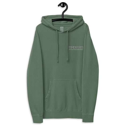 UPENDED UNISEX PIGMENT-DYED HOODIE