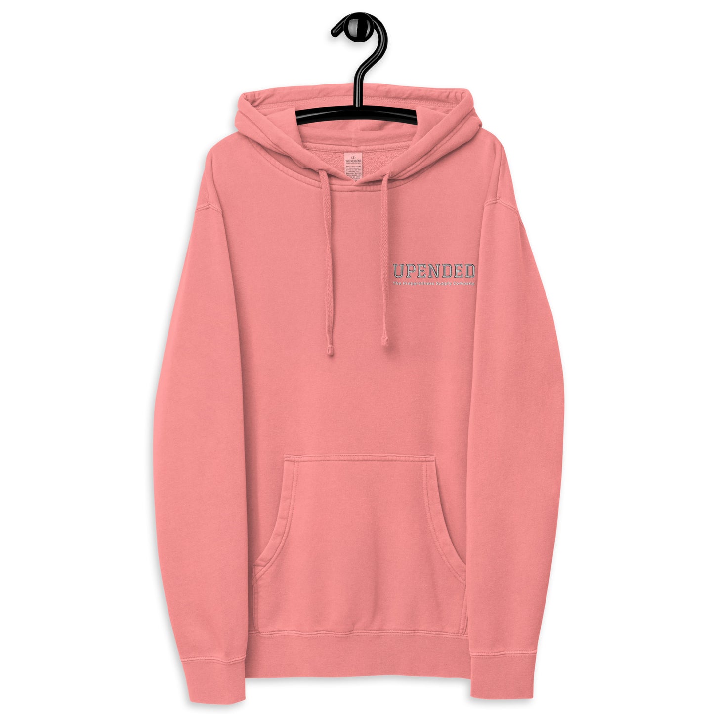UPENDED UNISEX PIGMENT-DYED HOODIE
