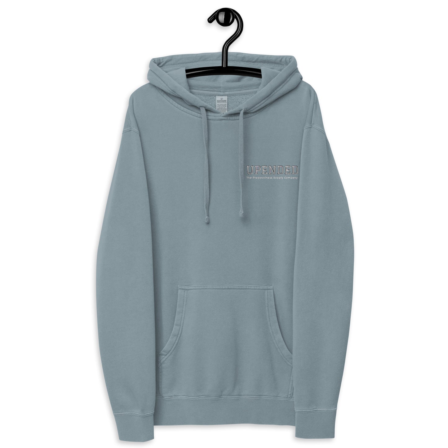 UPENDED UNISEX PIGMENT-DYED HOODIE